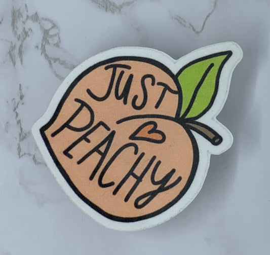 Just Peachy sticker