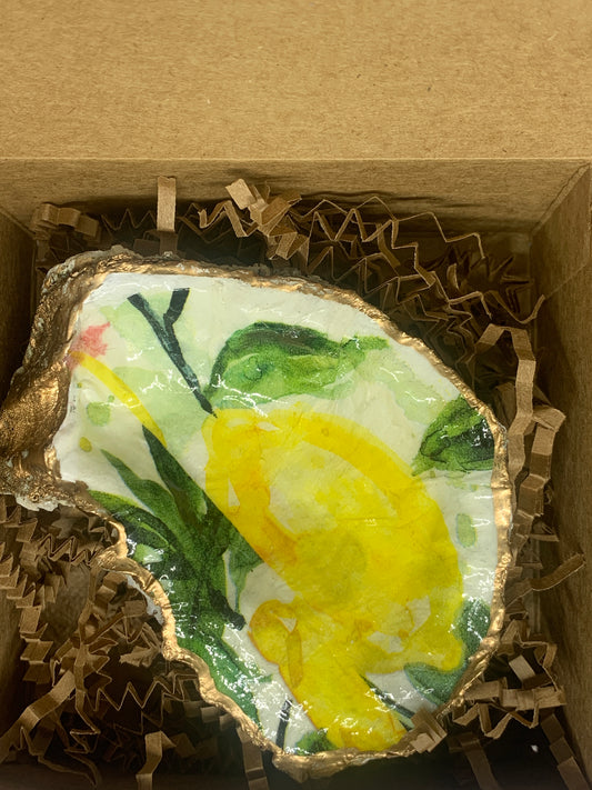 Lemons jewelry dish